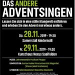 DAS ANDERE ADVENTSINGEN Ende November